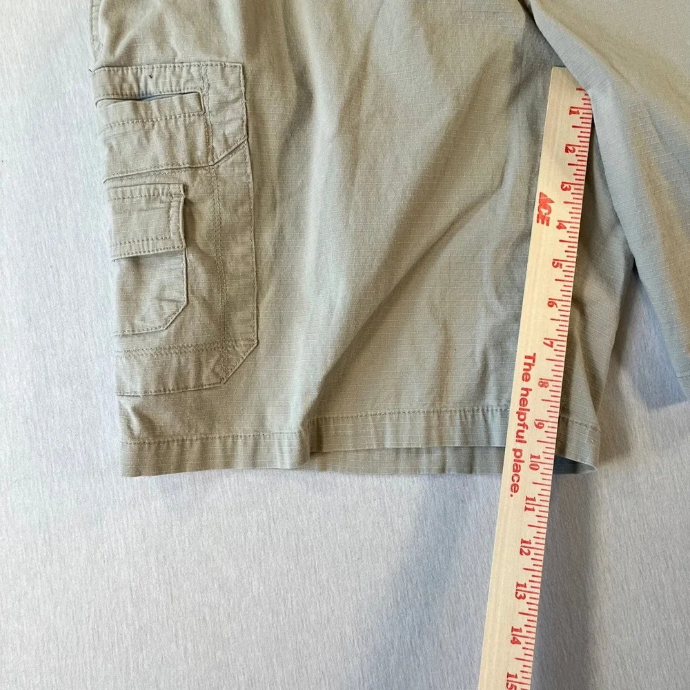 Weatherproof Ripstop Shorts Mens 40 Cargo Stone Beige 10